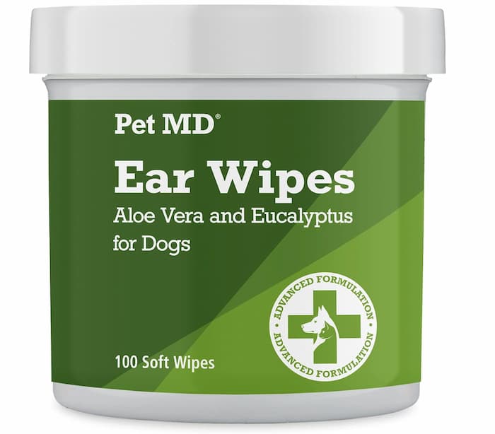 Ear wipes may help yeasty itchy ears in dogs